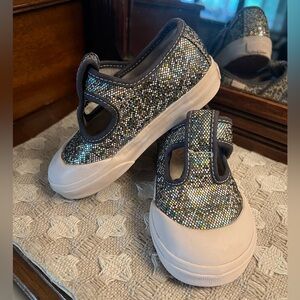 Vans Kids Sneakers - Glitter and White